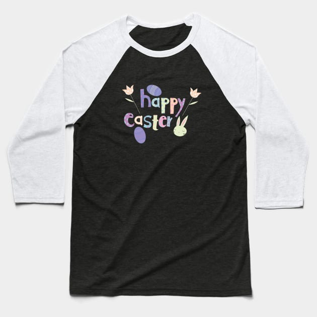 Happy Easter Baseball T-Shirt by novaya